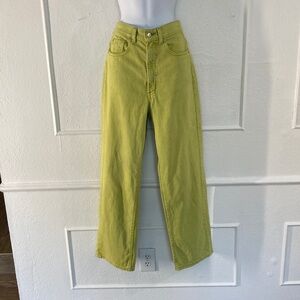 BDG Chartreuse wide leg Jeans sz.4